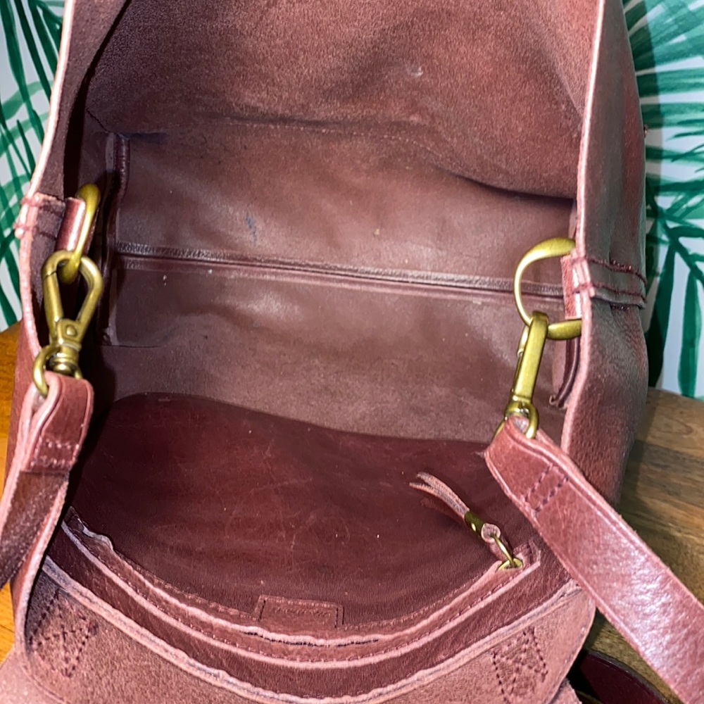 Madewell Transport Dark Brown Leather Tote Bag - Picture 10 of 13